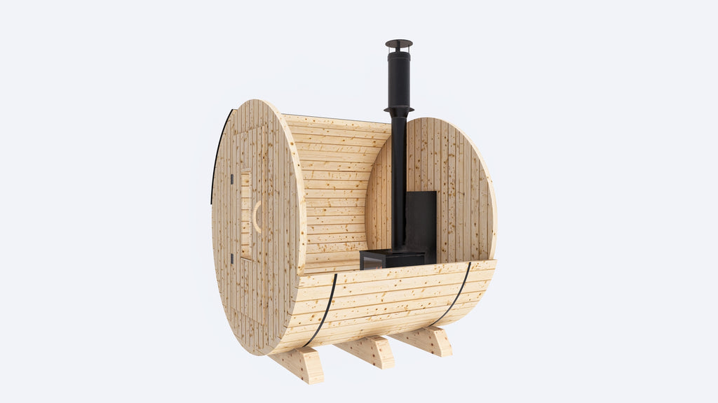 Barrel Sauna 6X6 - 2 - 4 person