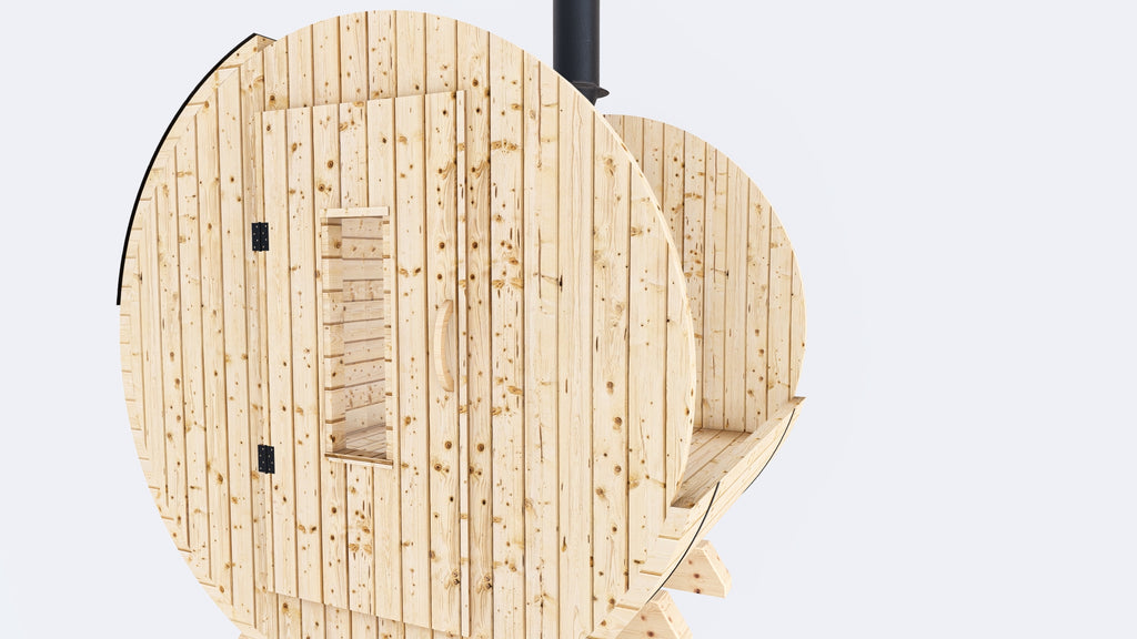 Barrel Sauna 6X6 - 2 - 4 person
