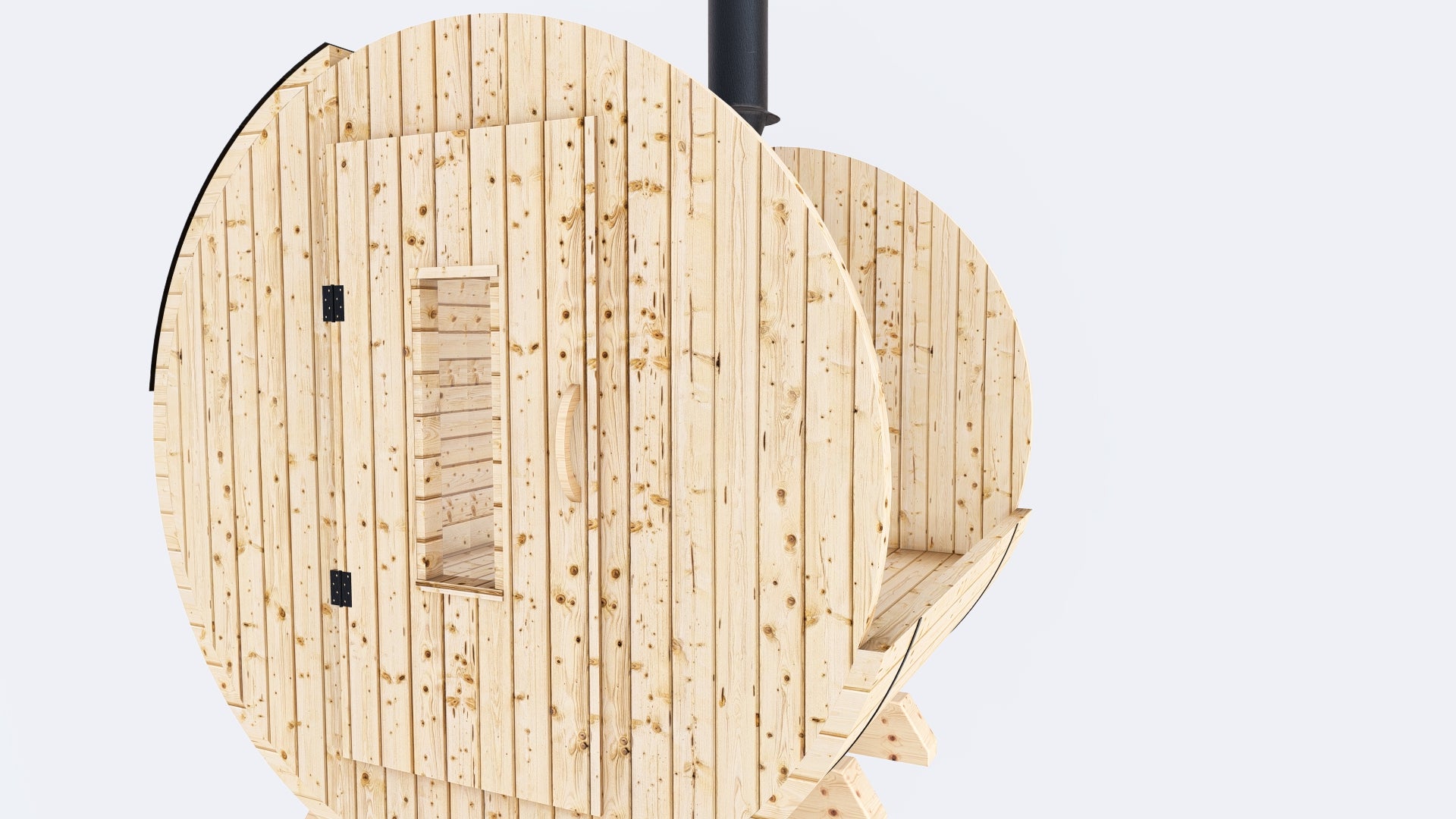 Barrel Sauna 6X6 - 2 - 4 person