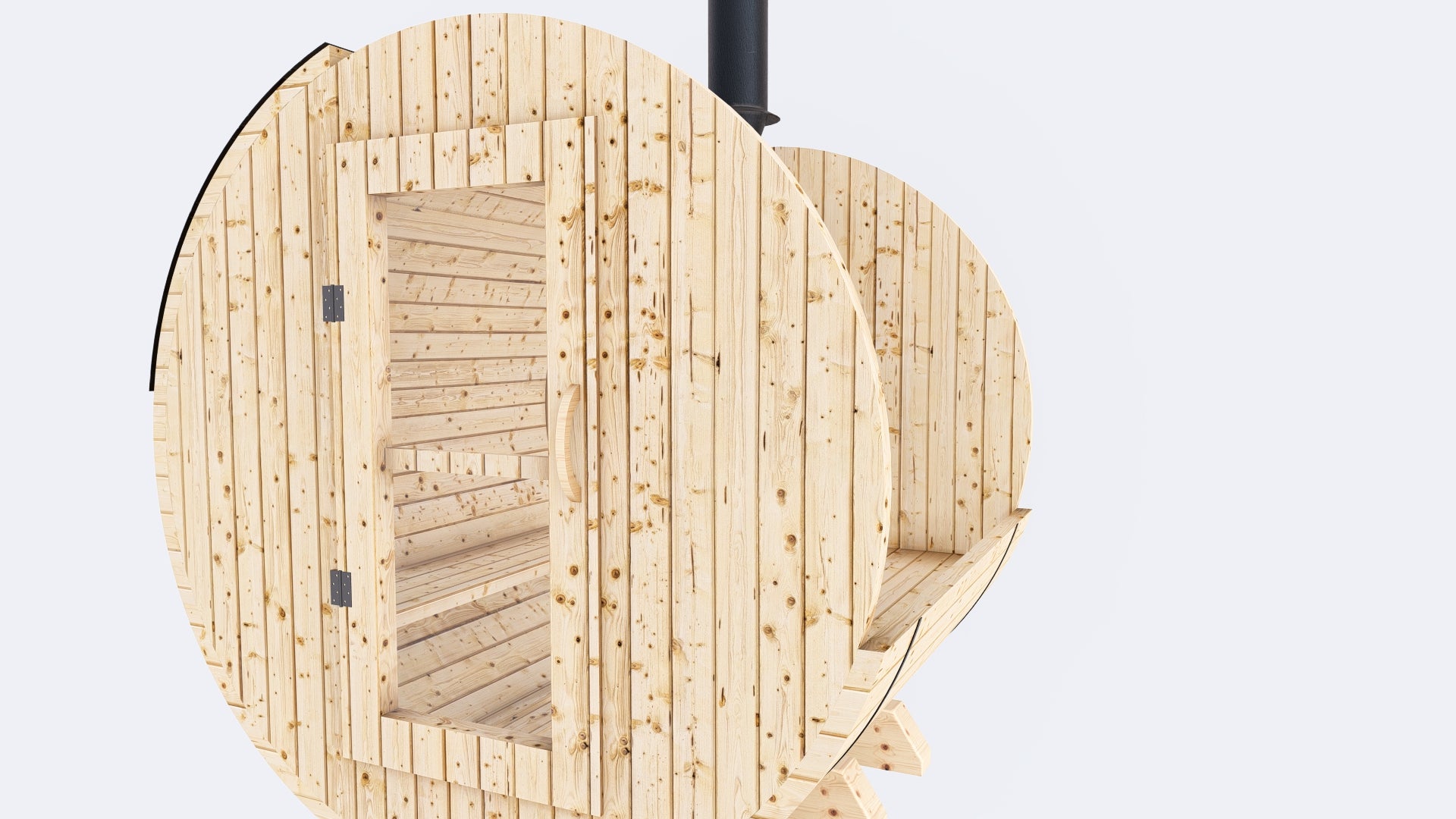 Barrel Sauna 6X6 - 2 - 4 person