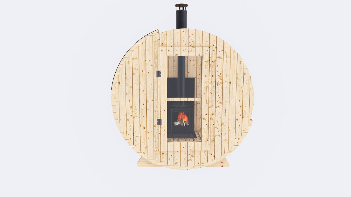 Barrel Sauna 6X6