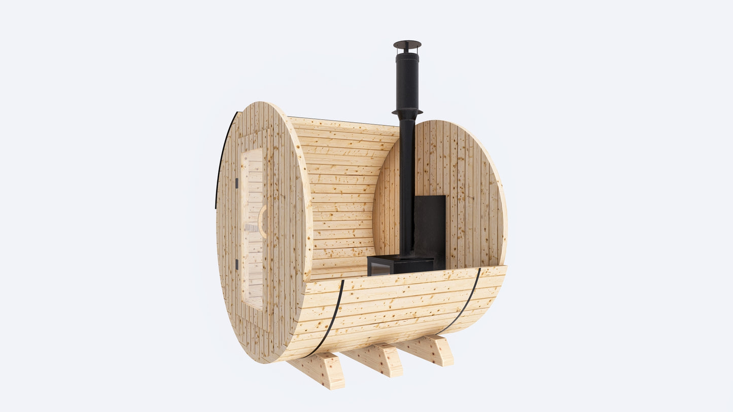 Barrel Sauna 6X6