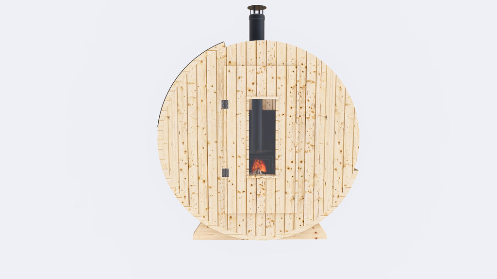 Barrel Sauna 6X6 - 2 - 4 person