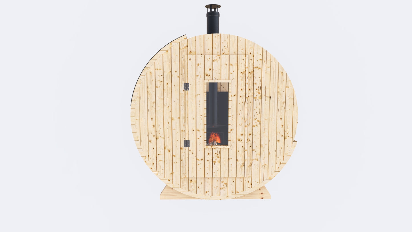 Barrel Sauna 6X6