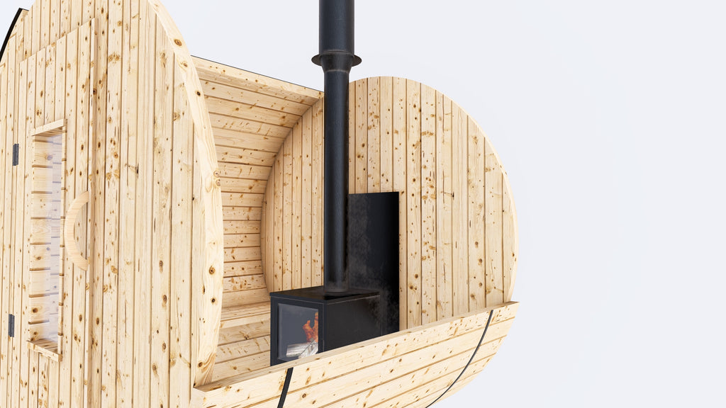 Barrel Sauna 6X6 - 2 - 4 person