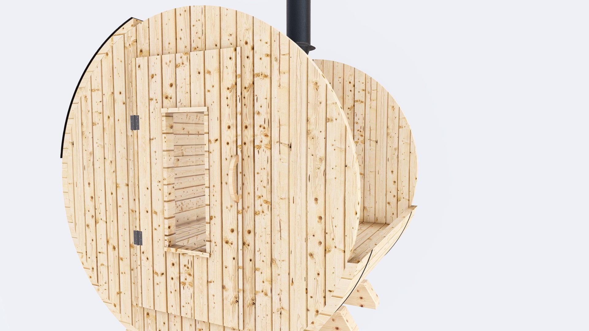Barrel Sauna 6X6 - 2 - 4 person
