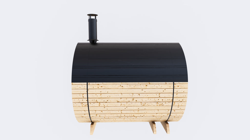 Barrel Sauna 7x8 Without Porch 4 - 6 person