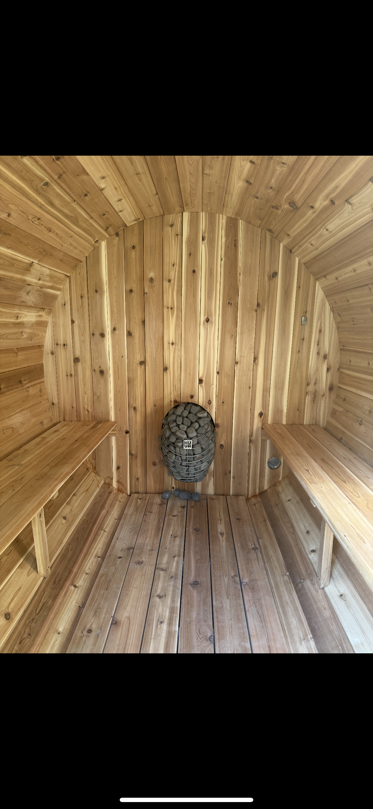 Barrel Sauna 7x8 With Porch 4 person