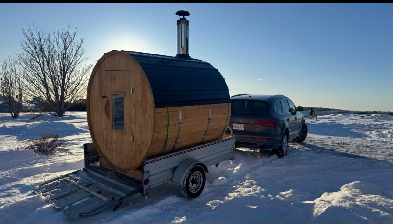 6X6 Barrel on a Trailer Auction