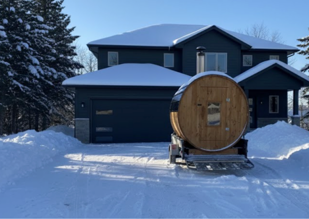 2 to 4 person - 6X6 Barrel on a Trailer True Nordic Approved