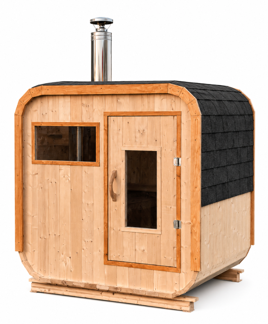 4 to 5 person - The Nordic Retreat 6X6 - Cube Sauna