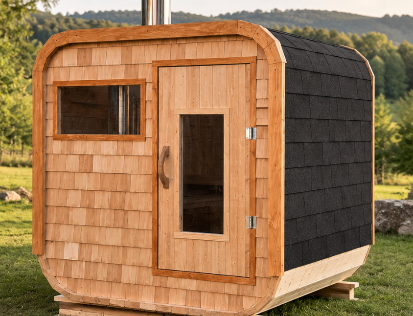 4 to 5 person - The Nordic Retreat 6X6 - Cube Sauna