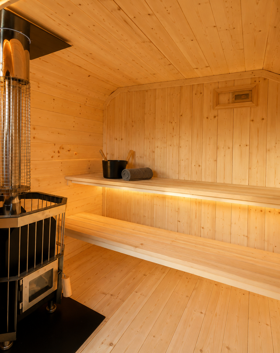 4 to 5 person - The Nordic Retreat 6X6 - Cube Sauna