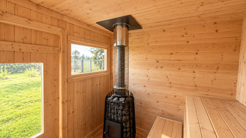 4 to 5 person - The Nordic Retreat 6X6 - Cube Sauna