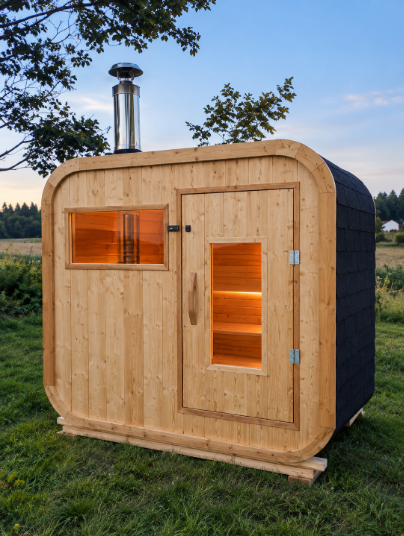 4 to 5 person - The Nordic Retreat 6X6 - Cube Sauna