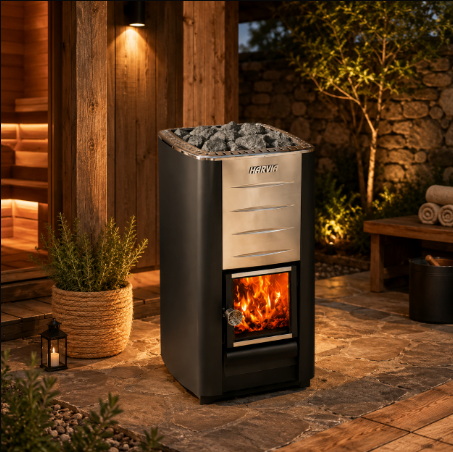 Wood burning heater Harvia M3 black