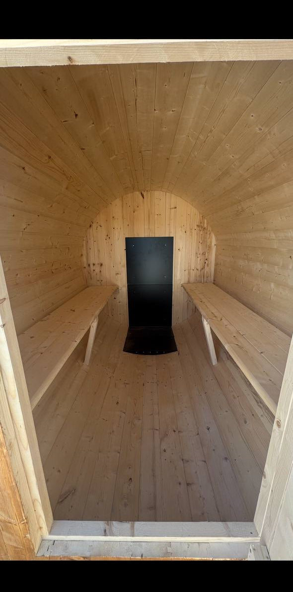 6X8 Barrel Sauna On A Trailer