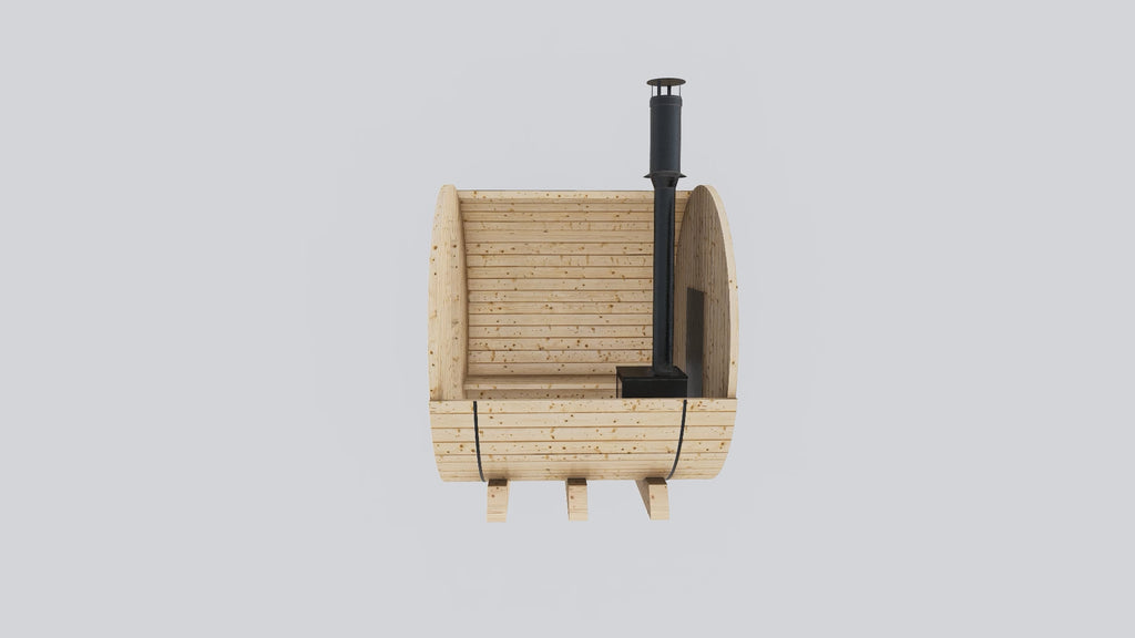 Barrel Sauna 6X6 - 2 - 4 person