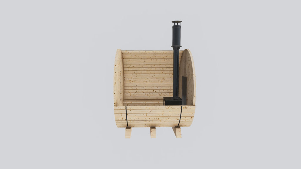 Barrel Sauna 6X6 - 2 - 4 person