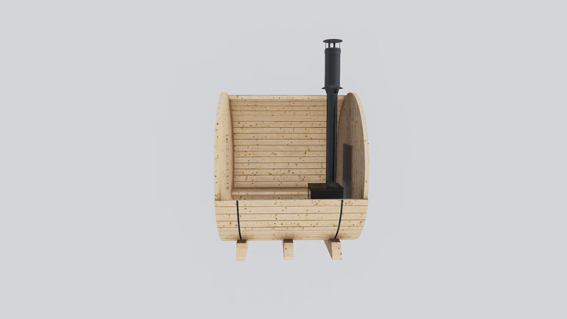 Barrel Sauna 6X6 - 2 - 4 person